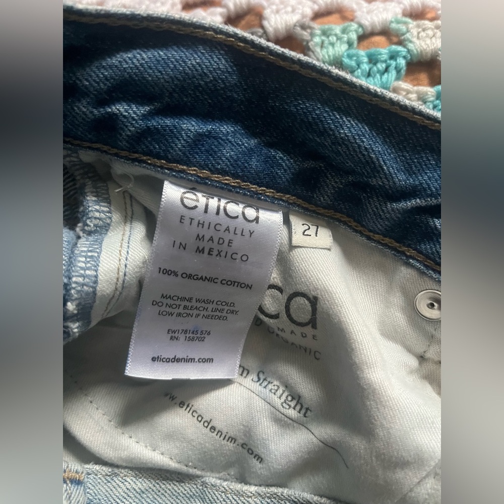 Etica 100% organic cotton jeans